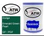 Preview: Dodge, Emerald Green Pearl, GF / PGF: 500ml Lackdose, von ATW Autoteile West.